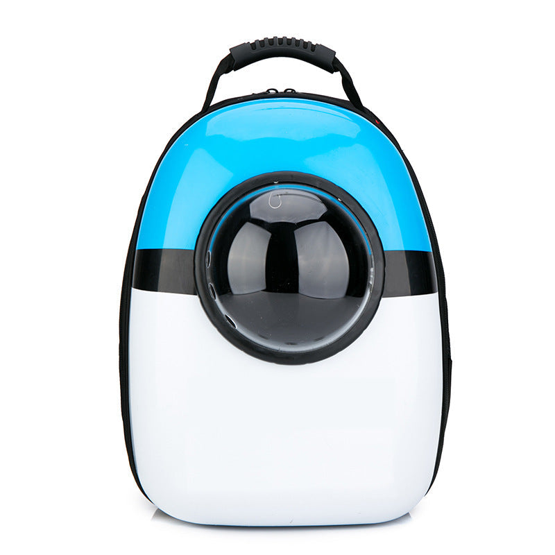 KFX-9245245 Space Capsule Pet Carrier Bag - Durable PC and Oxford Fabric with Ample Room for Comfort