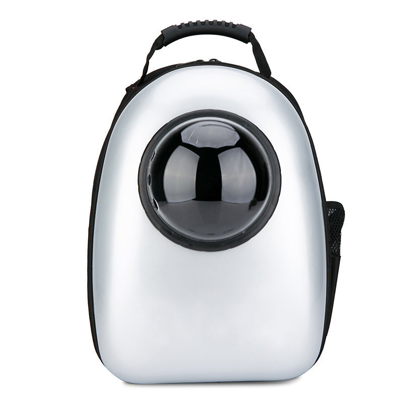 KFX-9245245 Space Capsule Pet Carrier Bag - Durable PC and Oxford Fabric with Ample Room for Comfort
