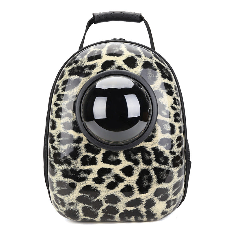 KFX-9245245 Space Capsule Pet Carrier Bag - Durable PC and Oxford Fabric with Ample Room for Comfort