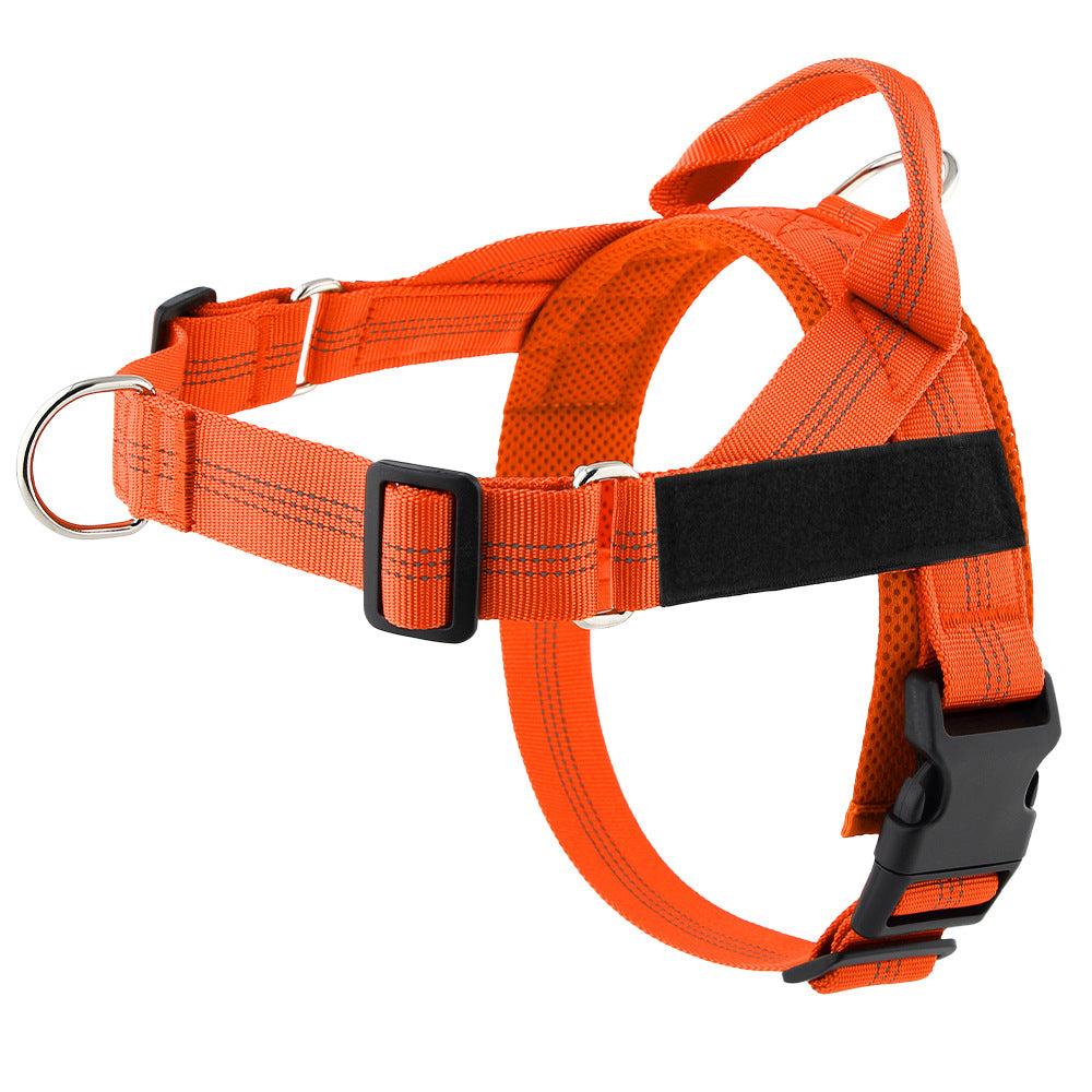 KFX-9245373 Lightweight Dog Breast Strap with Hand-Holding Rope - Multiple Colors Available