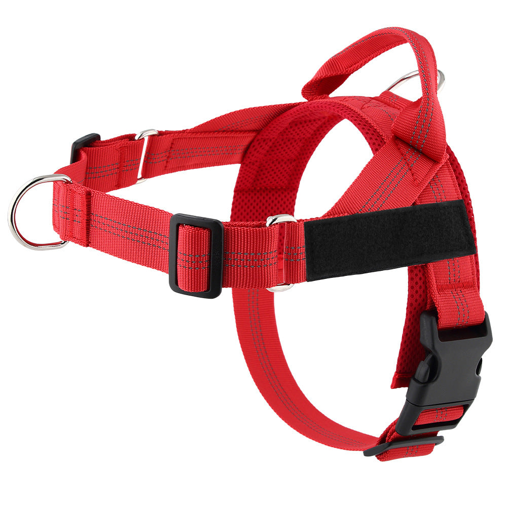 KFX-9245373 Lightweight Dog Breast Strap with Hand-Holding Rope - Multiple Colors Available