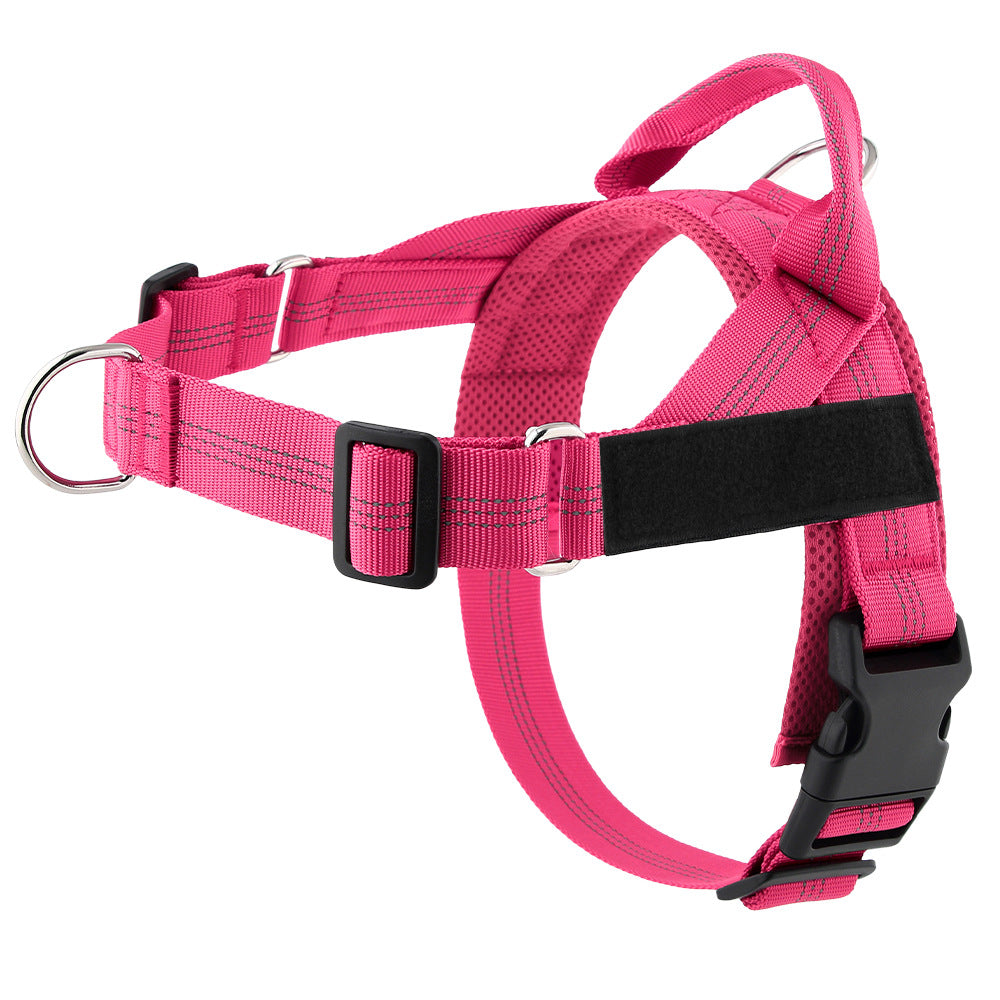 KFX-9245373 Lightweight Dog Breast Strap with Hand-Holding Rope - Multiple Colors Available