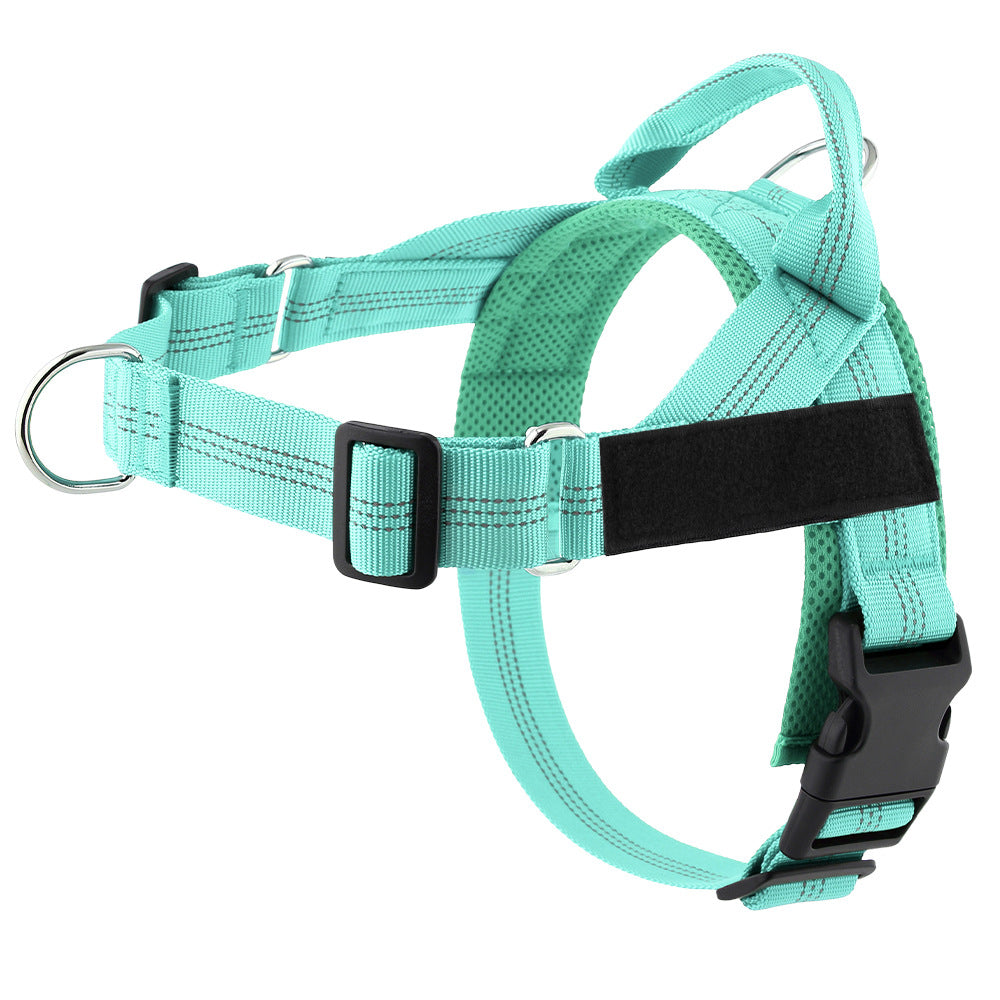KFX-9245373 Lightweight Dog Breast Strap with Hand-Holding Rope - Multiple Colors Available