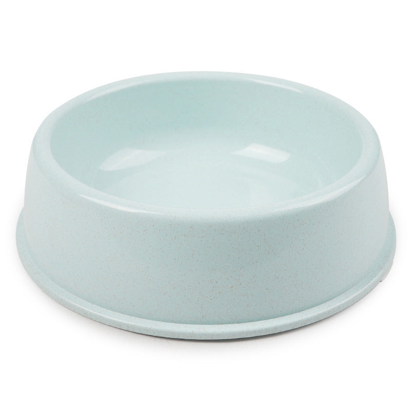KFX-9247549 Nordic Style Simple Round Plastic Dog Bowl in Pink, Blue, and Green