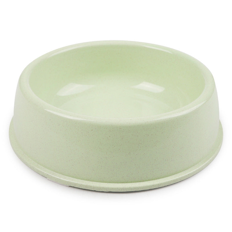 KFX-9247549 Nordic Style Simple Round Plastic Dog Bowl in Pink, Blue, and Green