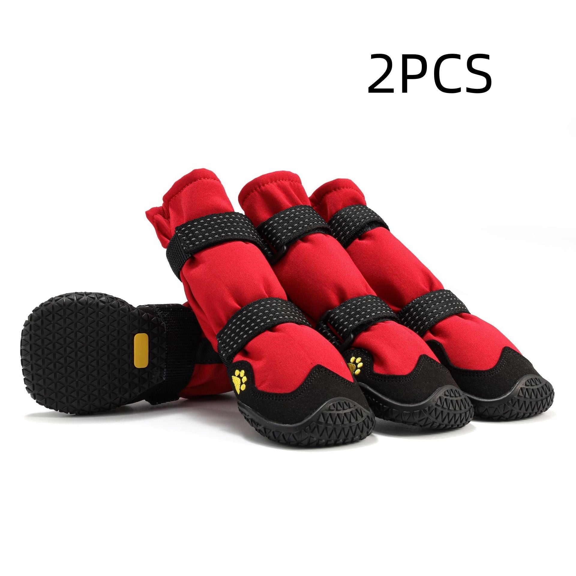 KFX-9248189 Soft-Soled Waterproof Non-Slip Dog Shoes for Medium to Large Breeds
