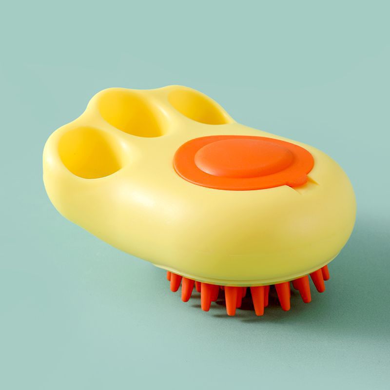 KFX-9248829 Pet Massage Comb and Bath Brush for Dogs and Cats - Gentle Cleaning Tool for a Refreshing Grooming Experience