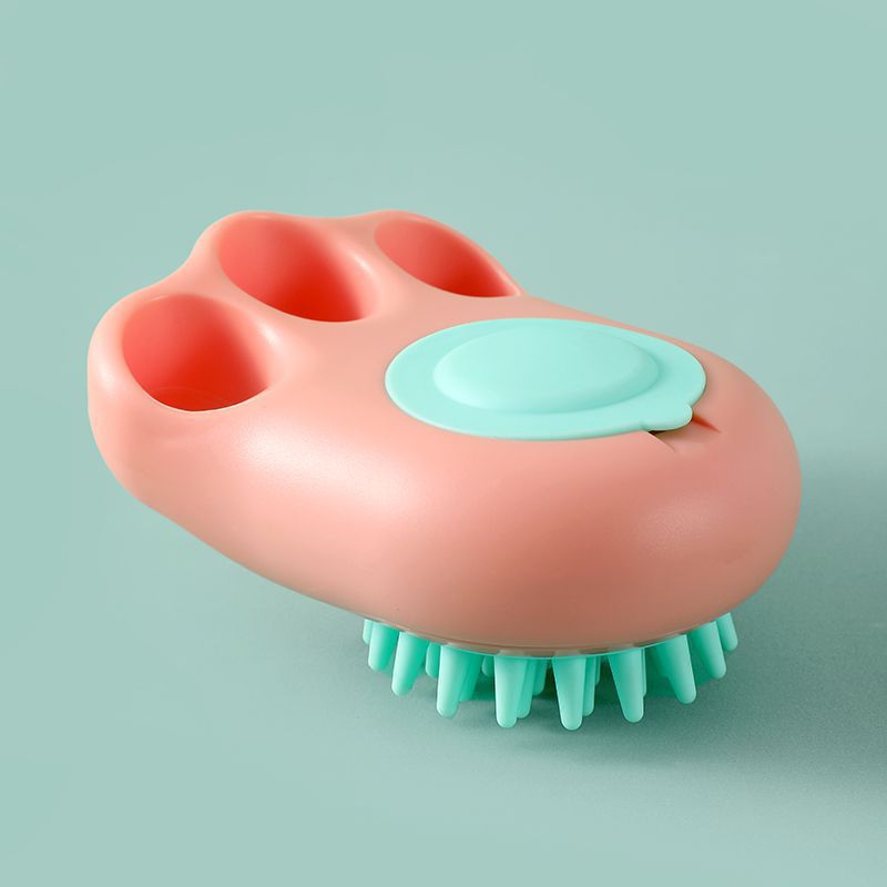KFX-9248829 Pet Massage Comb and Bath Brush for Dogs and Cats - Gentle Cleaning Tool for a Refreshing Grooming Experience