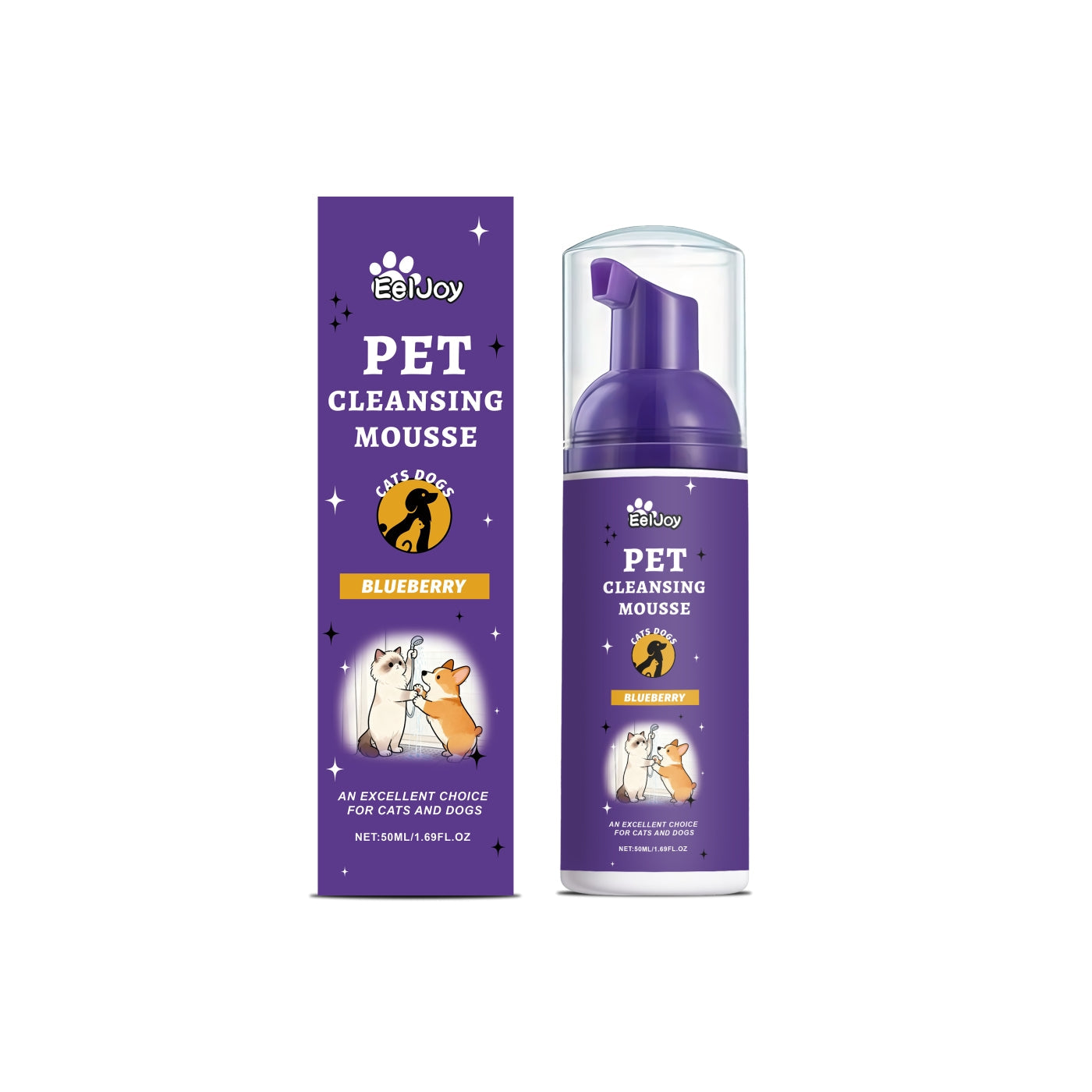 KFX-9249213 Gentle Pet Cleansing Mousse with Natural Extracts for Effective Cleaning