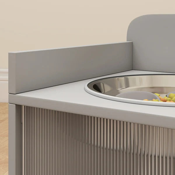 KFX-9253309 Elevated Dog Feeding Bowls for Comfortable Dining and Improved Posture