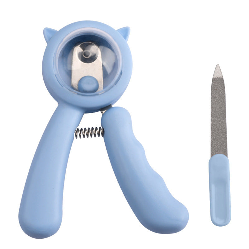 KFX-9254589 Professional Stainless Steel Pet Nail Clipper and Grooming Scissors for Cats and Dogs