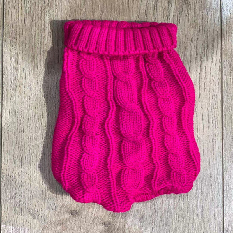 KFX-9255101 Cozy Wool Sweater for Small Dogs - 14 Color Options Available, Autumn & Winter Collection