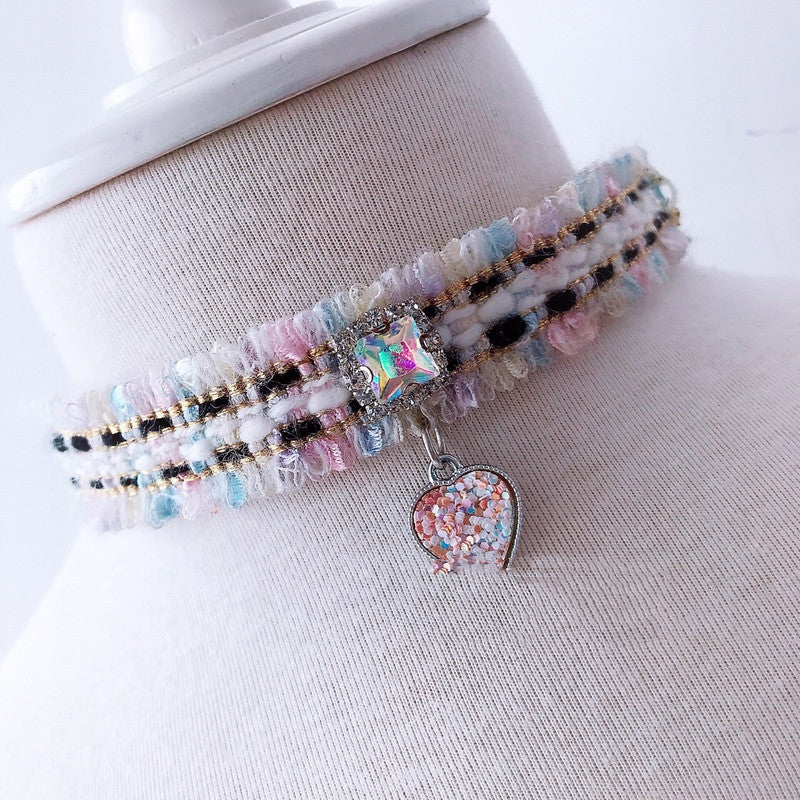 KFX-9264829 Fragrance Pearl Collar for Small Pets - XS to L Sizes Available
