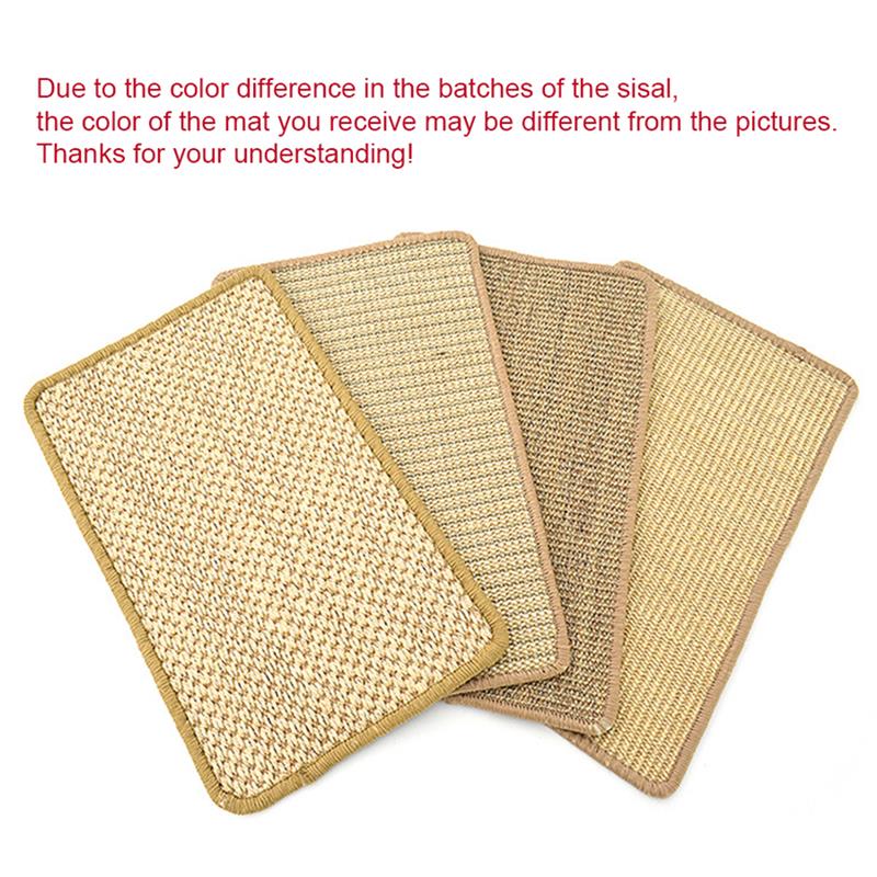 KFX-9268797 Natural Sisal Anti-Scratch Cat Scratching Mat with Skid-Proof Design - Multiple Sizes Available