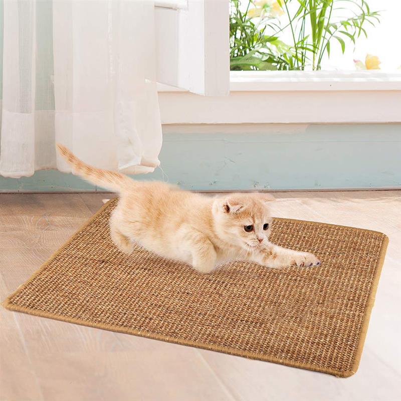 KFX-9268797 Natural Sisal Anti-Scratch Cat Scratching Mat with Skid-Proof Design - Multiple Sizes Available