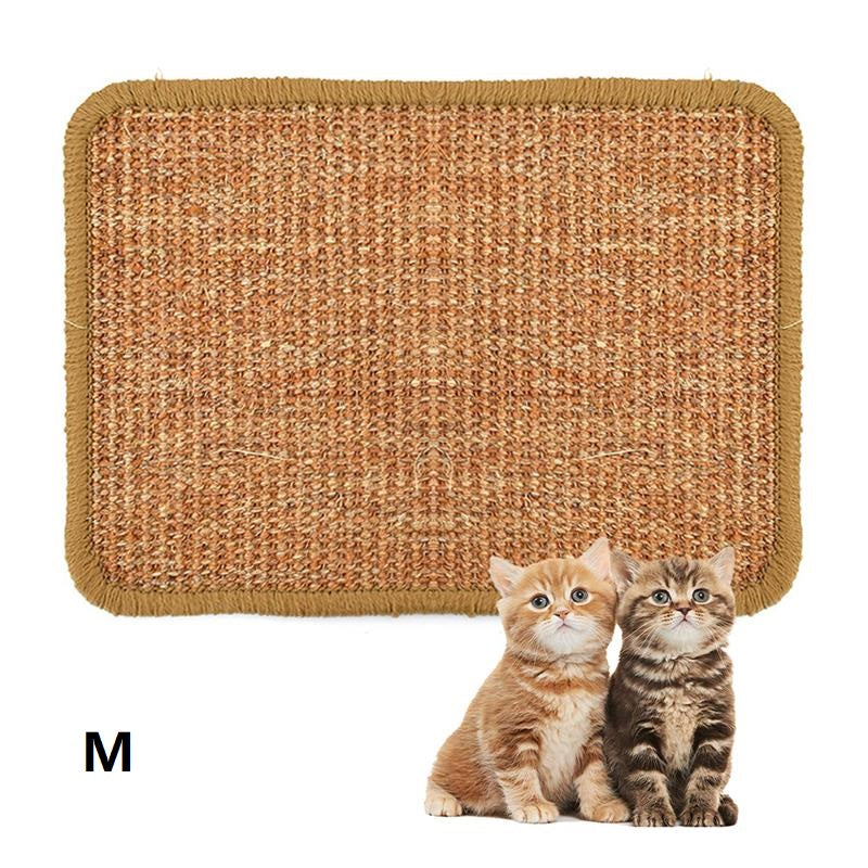 KFX-9268797 Natural Sisal Anti-Scratch Cat Scratching Mat with Skid-Proof Design - Multiple Sizes Available