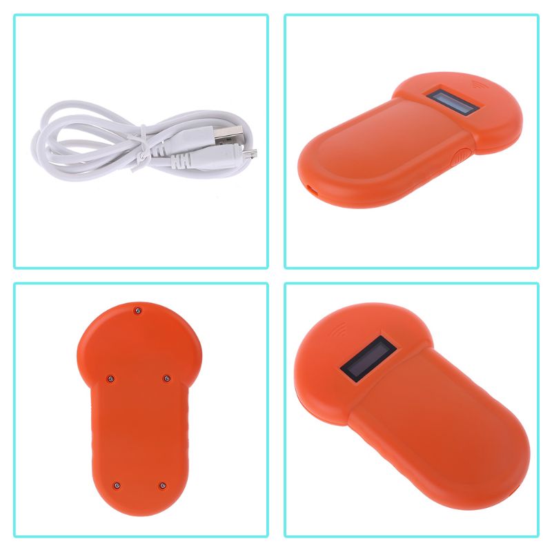 KFX-9270077 134.2kHz Animal ID Chip Reader with 12cm Reading Distance, USB Powered Scanner