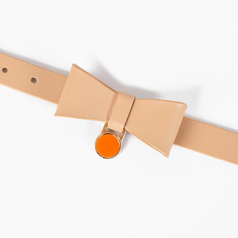 KFX-9270589 Stylish Leather Cat Collar in Various Colors - Adjustable and Comfortable Fit