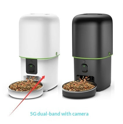 KFX-9274557 Intelligent Automatic Pet Feeder with Remote Video Control, 2L & 4L Options for Dogs and Cats