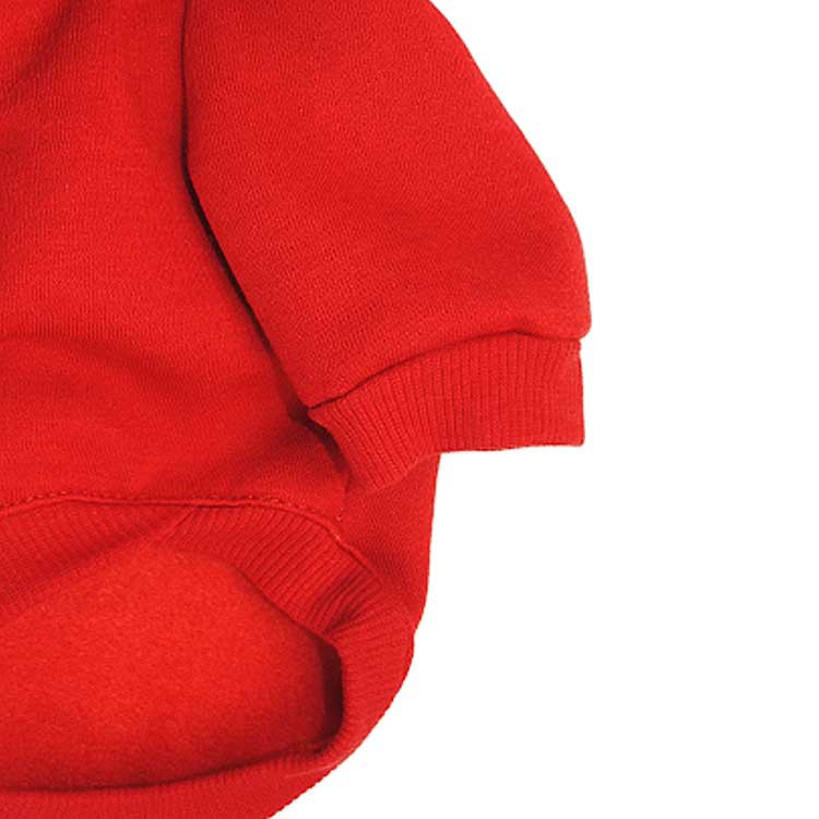 KFX-9274941 Scary Skull Fleece Hooded T-Shirt for Pets in Black, Red, Green - Cozy Polyester Sweater