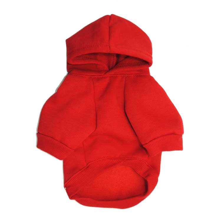 KFX-9274941 Scary Skull Fleece Hooded T-Shirt for Pets in Black, Red, Green - Cozy Polyester Sweater