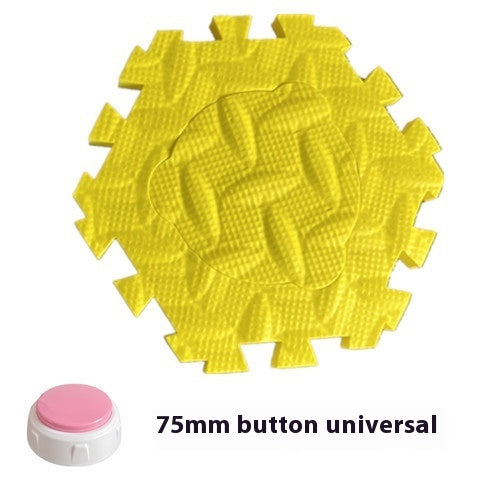 KFX-9275965 Non-Slip Pet Play Mat - Durable EVA Square Chew Toy in Multiple Colors