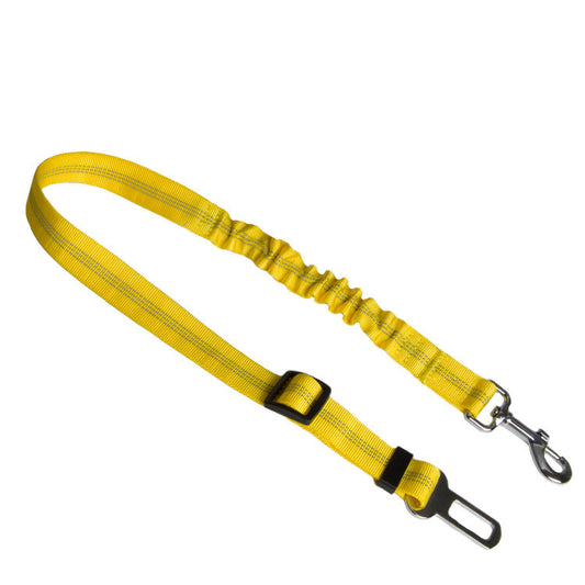 KFX-9278141 Adjustable Dog Car Seat Belt Towing Rope - Nylon Safety Harness for Pets, 50CM-84CM, Multiple Colors Available