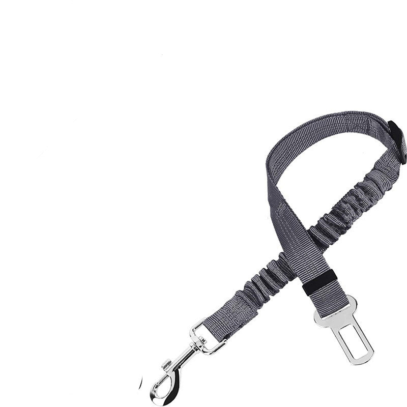 KFX-9278141 Adjustable Dog Car Seat Belt Towing Rope - Nylon Safety Harness for Pets, 50CM-84CM, Multiple Colors Available