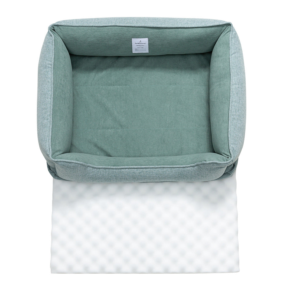KFX-9278397 Removable and Washable Waterproof Pet Nest Pad in Khaki - Available in M, L, XL Sizes