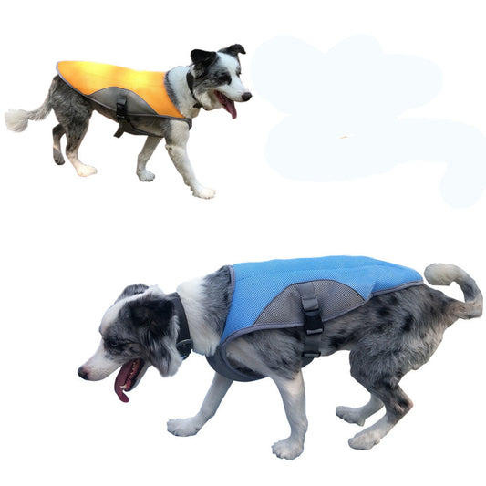 KFX-9278525 Dog Cooling Vest in Various Colors – Lightweight Polyester Casual Wear for Warm Weather – Multiple Sizes Available