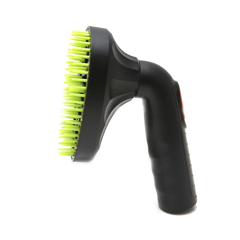 KFX-9279933 Pet Hair Grooming Brush Vacuum Cleaner Attachment with 360-Degree Rotating Head