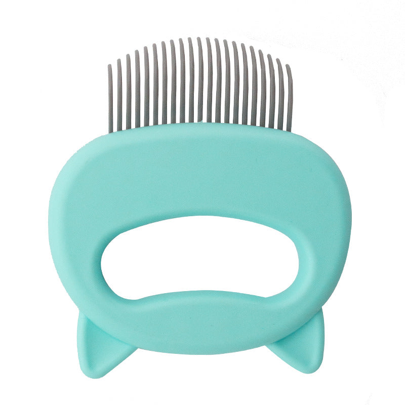 KFX-9285693 Gentle Pet Hair Removal and Massaging Shell Comb for Cats and Dogs