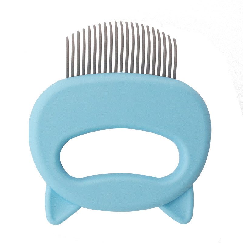 KFX-9285693 Gentle Pet Hair Removal and Massaging Shell Comb for Cats and Dogs