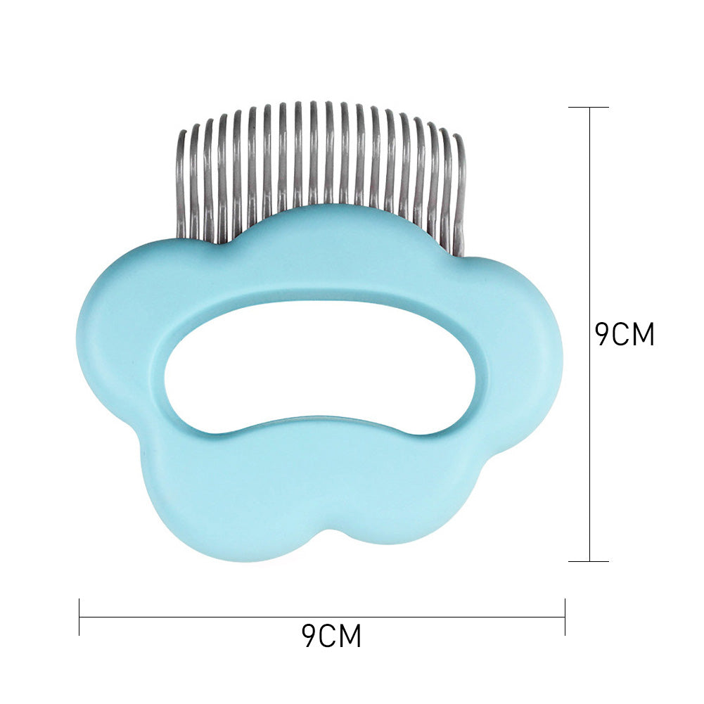 KFX-9285693 Gentle Pet Hair Removal and Massaging Shell Comb for Cats and Dogs