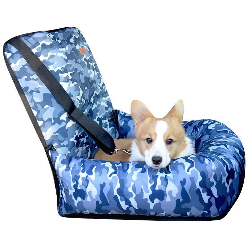 KFX-9286333 Travel Car Dog Kennel Cushion for Small and Medium Pets - Removable & Washable in Various Colors