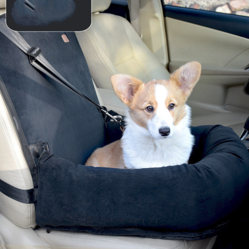 KFX-9286333 Travel Car Dog Kennel Cushion for Small and Medium Pets - Removable & Washable in Various Colors