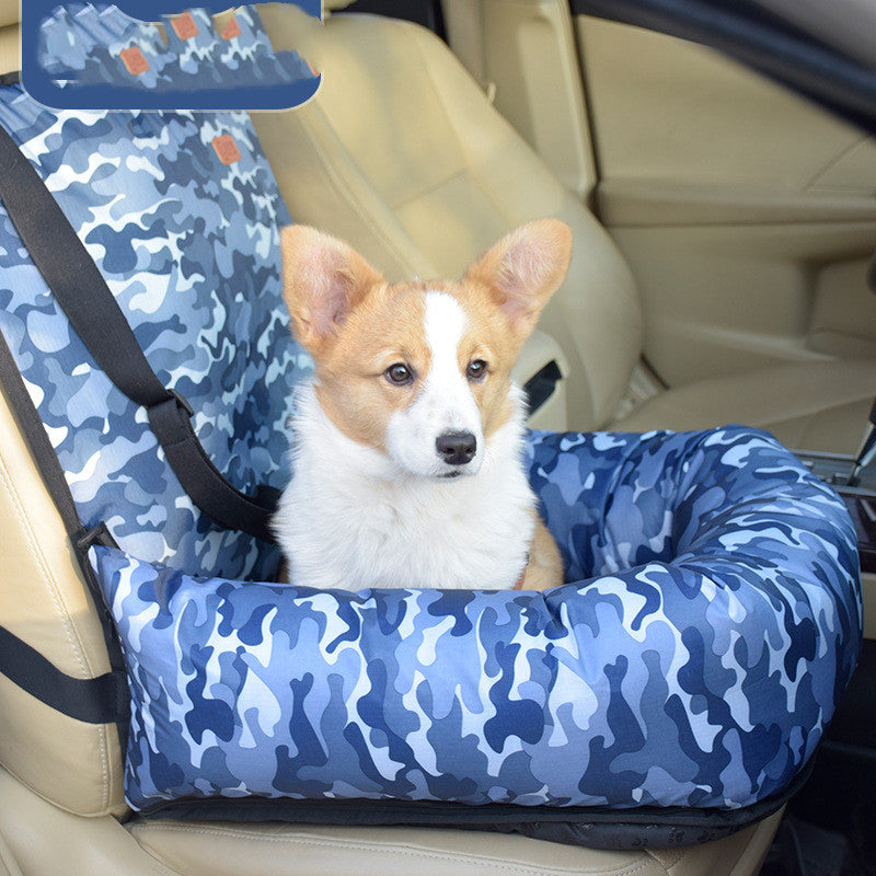 KFX-9286333 Travel Car Dog Kennel Cushion for Small and Medium Pets - Removable & Washable in Various Colors