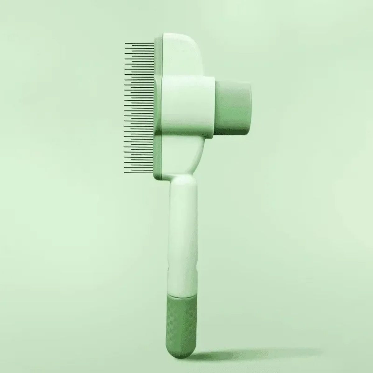 KFX-9287357 Pet Grooming Brush with One-Click Hair Removal for Gentle Cleaning and Anti-Mite Care for Dogs