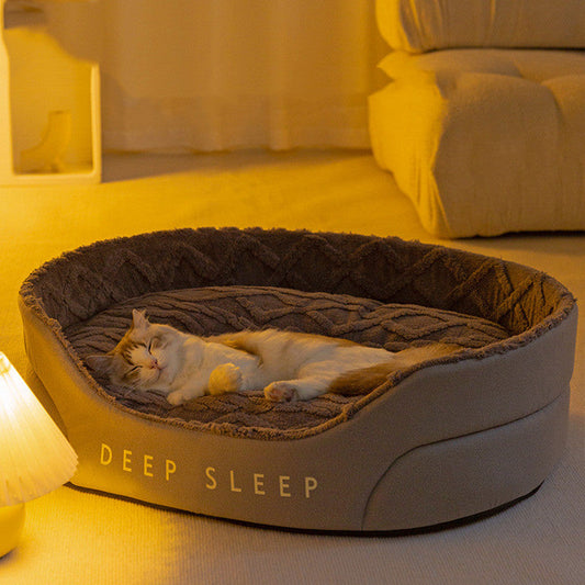 KFX-9289917 Comfortable Removable Washable Cat Nest with Thick Sponge Cushion, Multiple Sizes Available
