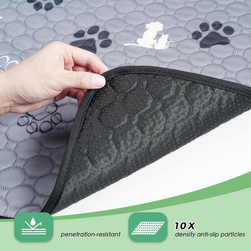 KFX-9291709 Machine Washable Reusable Pet Pee Pads with Cat and Dog Pattern in Various Sizes