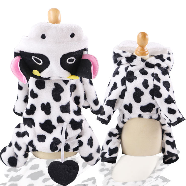 KFX-9300029 Cozy Cotton-Padded Four-Legged Winter Apparel for Dogs and Cats in Various Colorful Styles