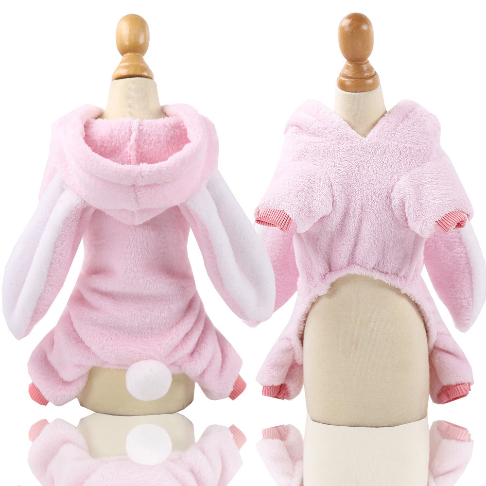 KFX-9300029 Cozy Cotton-Padded Four-Legged Winter Apparel for Dogs and Cats in Various Colorful Styles