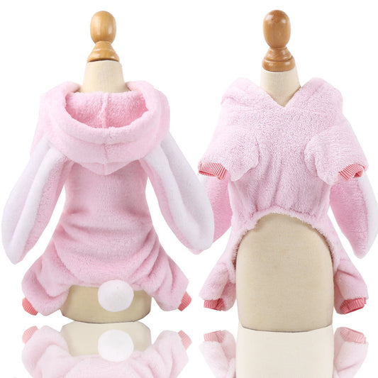 KFX-9300029 Cozy Cotton-Padded Four-Legged Winter Apparel for Dogs and Cats in Various Colorful Styles