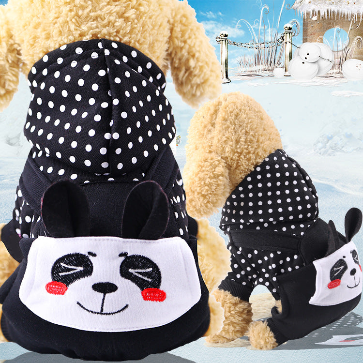 KFX-9300029 Cozy Cotton-Padded Four-Legged Winter Apparel for Dogs and Cats in Various Colorful Styles