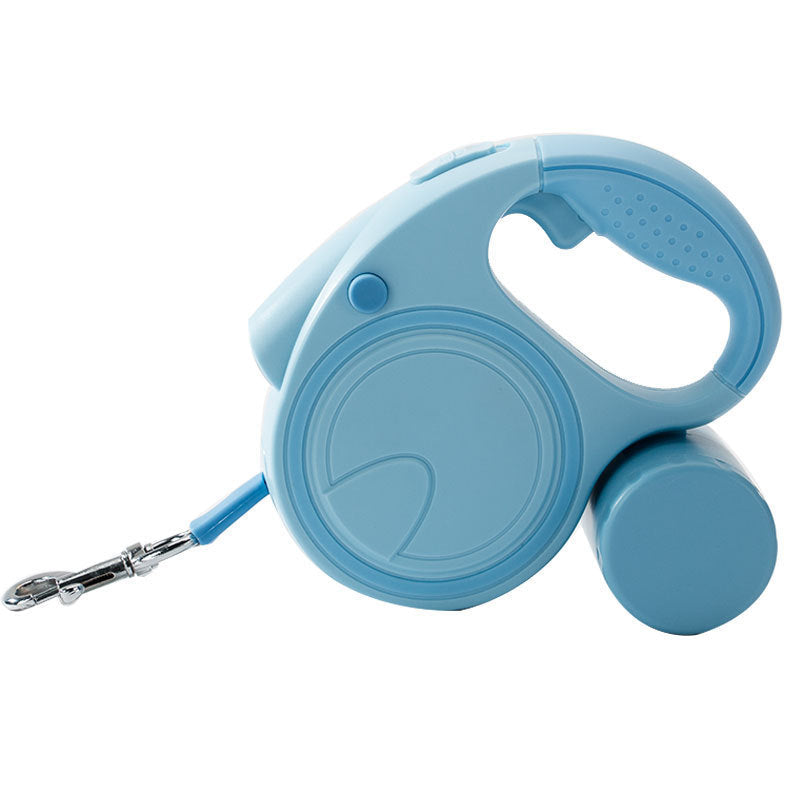 KFX-9301181 Automatic Retractable Dog Traction Rope with Light for Small and Medium Dogs