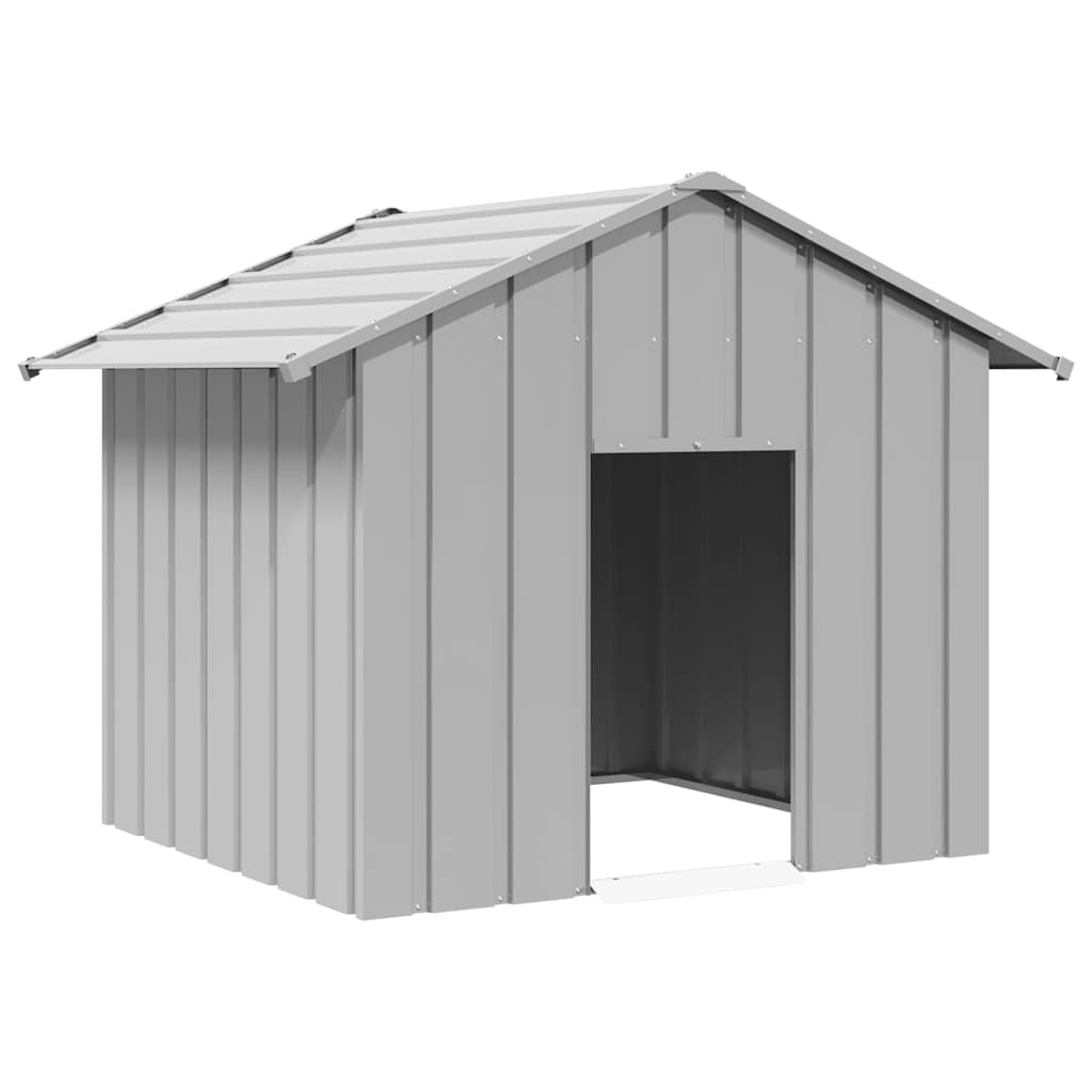 KFX-9311165 Galvanized Steel Doghouse with Roof - Anthracite, Various Sizes Available