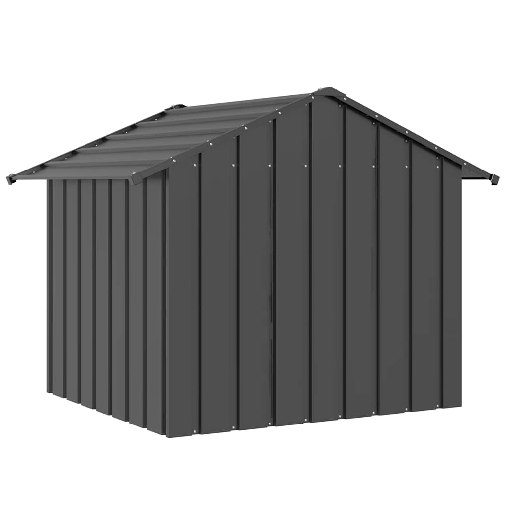 KFX-9311165 Galvanized Steel Doghouse with Roof - Anthracite, Various Sizes Available