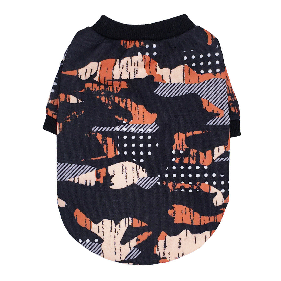 KFX-9312189 Camouflage Fleece Sweater for Dogs in Army Green, Black, and Tide Green, Various Sizes Available