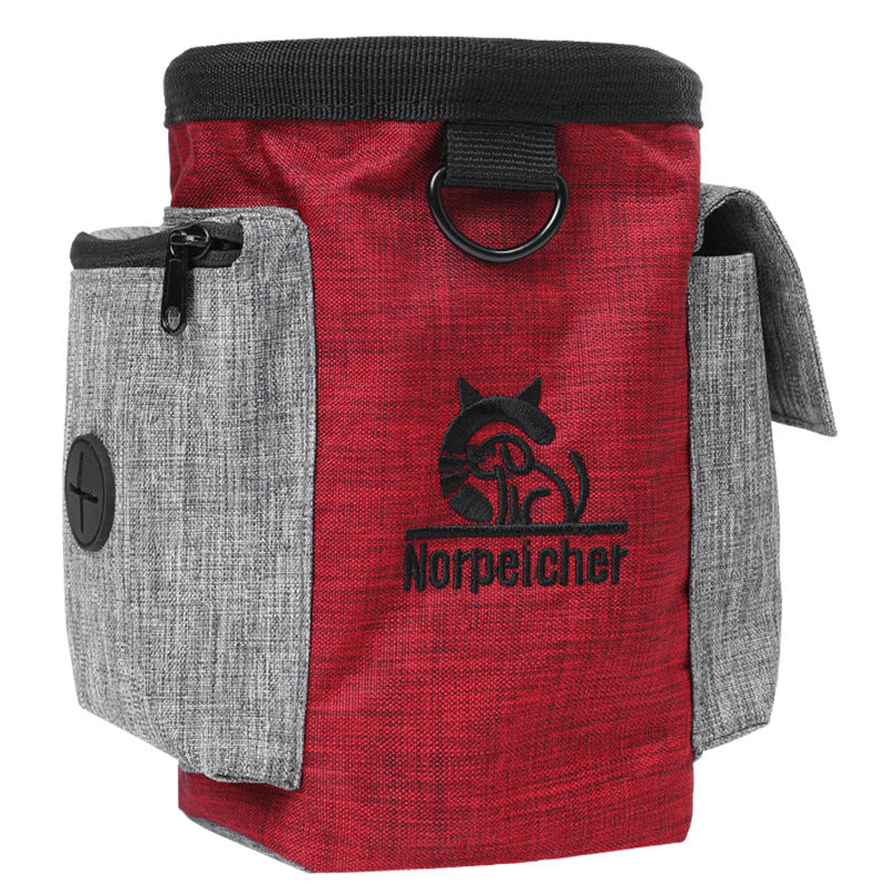 KFX-9319101 Pet Training Set with Hand Holding Rope, Dog Bowl, and Versatile Training Bag in Various Colors
