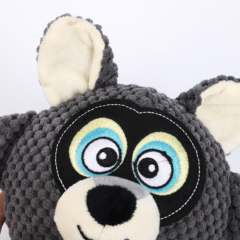 KFX-9322301 Durable Plush Dog Toy for Teeth Grinding and Cleaning - 27x24cm